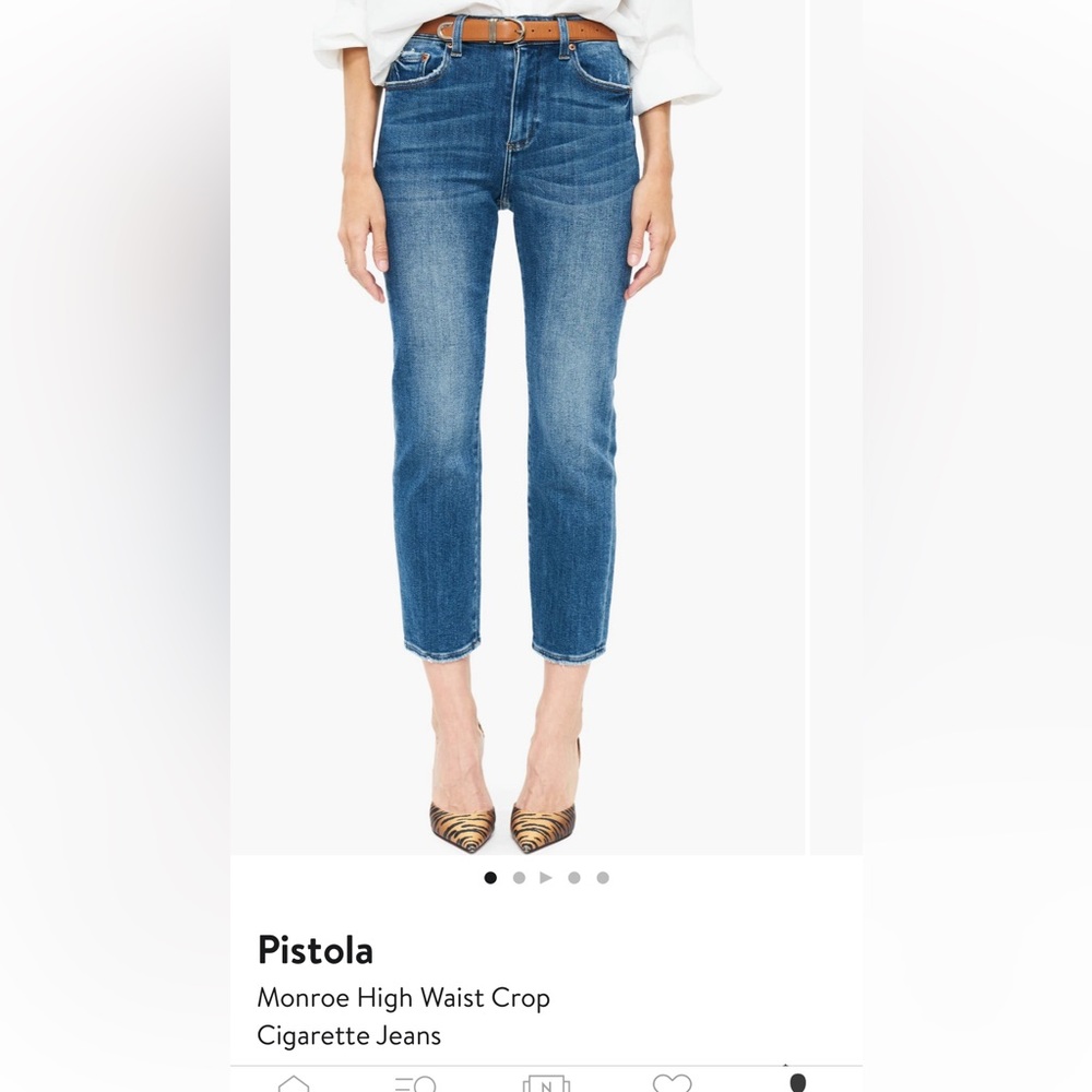 Pistola Monroe High Waist Crop - like new.